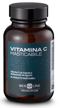 PRINCIPIUM VITAMINA C NATURALE 60 COMPRESSE MASTICABILI 72 G - goldeneffe.it