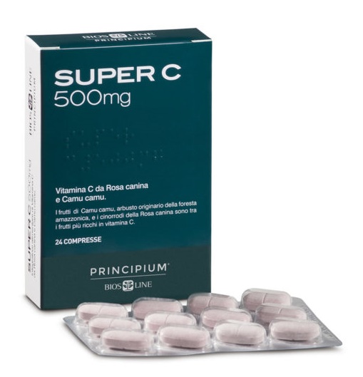 PRINCIPIUM SUPER C 500 24 COMPRESSE 24,2 G - goldeneffe.it
