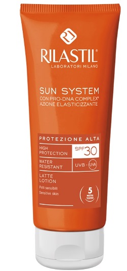 RILASTIL SUN SYSTEM PHOTO PROTECTION THERAPY SPF30 LATTE 100 ML - goldeneffe.it