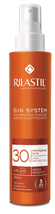 RILASTIL SUN SYSTEM PHOTO PROTECTION THERAPY SPF30 SPRAY VAPO 200 ML - goldeneffe.it