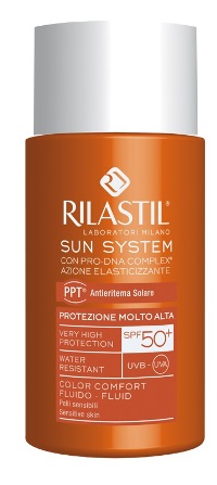 RILASTIL SUN SYSTEM PHOTO PROTECTION THERAPY SPF50+ COMFORT COLOR 50 ML - goldeneffe.it