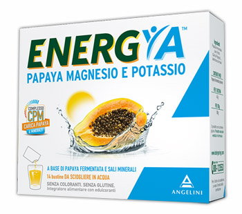 ENERGYA PAPAYA MAGNESIO POTASSIO 14 BUSTINE - goldeneffe.it