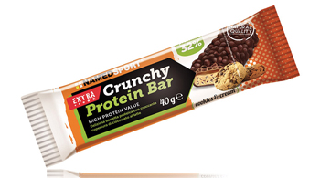 CRUNCHY PROTEINBAR COOKIES & CREAM 1 PEZZO 40 G - goldeneffe.it