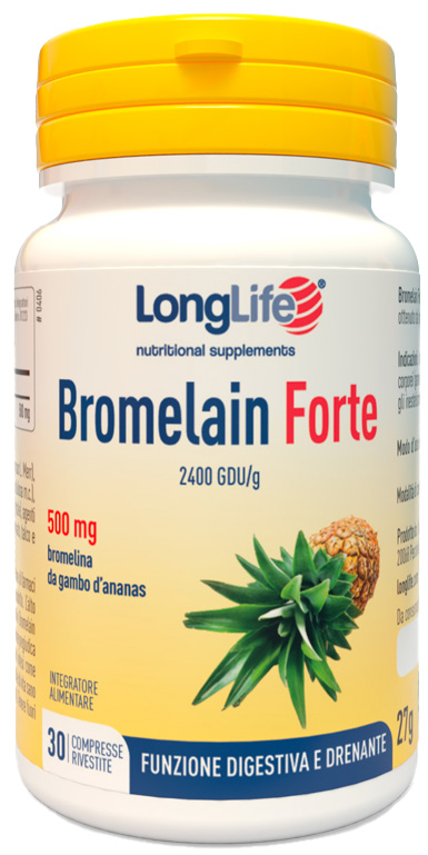 LONGLIFE BROMELAIN FORTE 30 COMPRESSE - goldeneffe.it
