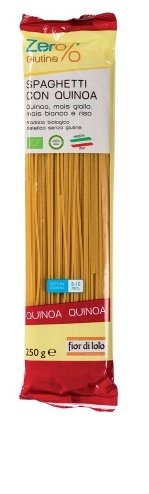 ZERO% GLUTINE SPAGHETTI QUINOA BIO 250 G - goldeneffe.it