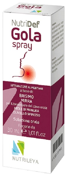 NUTRIDEF GOLA SPRAY 30 ML - goldeneffe.it
