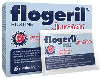 FLOGERIL JUNIOR FRAGOLA 20 BUSTINE - goldeneffe.it