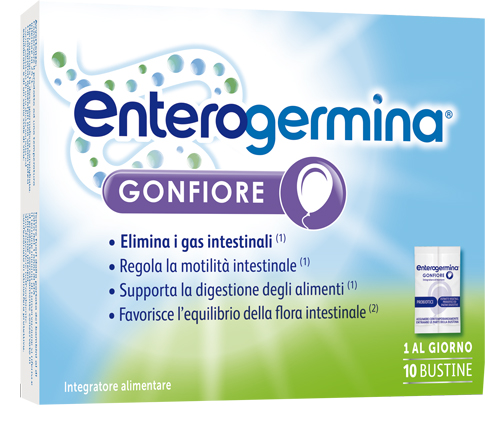 ENTEROGERMINA GONFIORE 10 BUSTINE BIPARTITE - goldeneffe.it