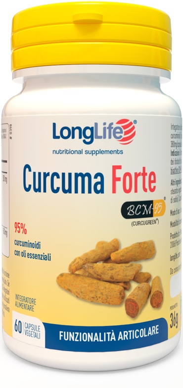 LONGLIFE CURCUMA FORTE 60 CAPSULE VEGETALI - goldeneffe.it