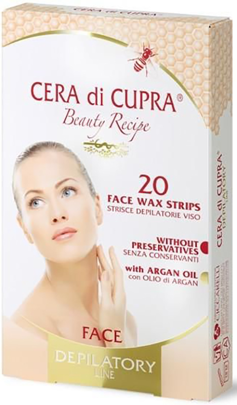 CERA DI CUPRA STRISCE DEPILATORIE VISO 20 PZ - goldeneffe.it