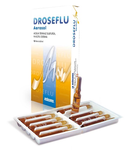 DROSEFLU FIALE AEROSOL ACQUA TERMALE SULFUREA 10 FIALE DA 2 ML - goldeneffe.it