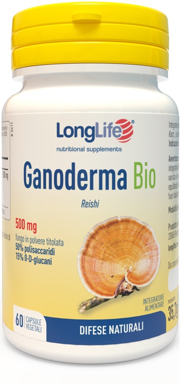 LONGLIFE GANODERMA BIO 60 CAPSULE - goldeneffe.it