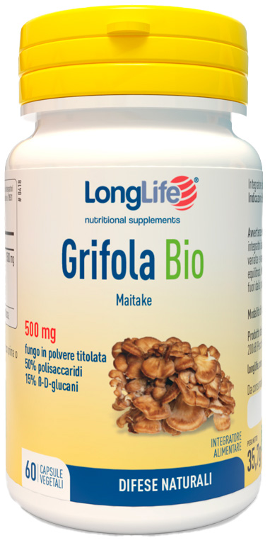 LONGLIFE GRIFOLA BIO 60 CAPSULE VEGETALI - goldeneffe.it