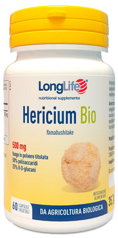 LONGLIFE HERICIUM BIO 60 CAPSULE VEGETALI - goldeneffe.it