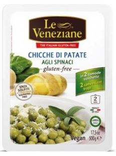 LE VENEZIANE CHICCHE DI PATATE AGLI SPINACI 500 G - goldeneffe.it