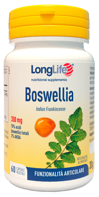 LONGLIFE BOSWELLIA 60 CAPSULE VEGETALI - goldeneffe.it