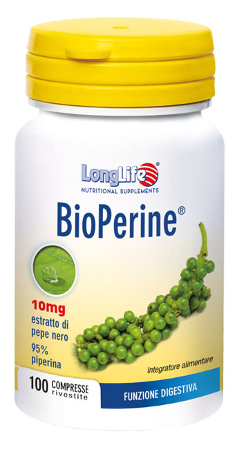 LONGLIFE BIOPERINE 100 COMPRESSE - goldeneffe.it