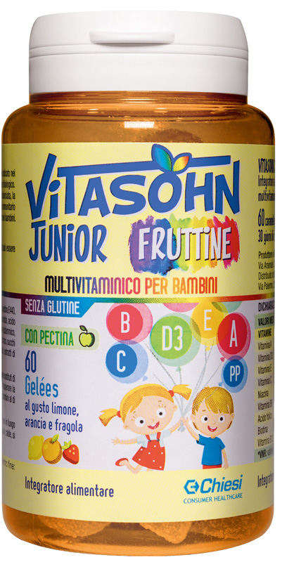 VITASOHN JUNIOR FRUTTINE 60 CARAMELLE - goldeneffe.it