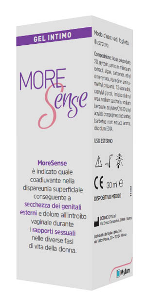 MORESENSE GEL TUBO 30 ML - goldeneffe.it