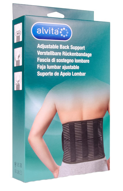 ALVITA FASCIA LOMBARE MISURA 1 CIRCONFERENZA 80-100 CM - goldeneffe.it