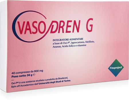 VASODREN G 40 COMPRESSE DA 900 MG - goldeneffe.it