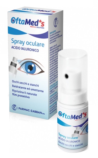 OFTAMED'S SPRAY CULARE OCCHI SECCHI E STANCHI ACIDO IALURONICO 10 ML - goldeneffe.it