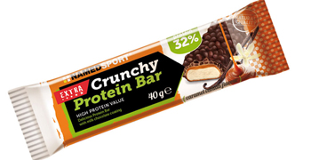 CRUNCHY PROTEINBAR CARAMEL VANILLA 40 G - goldeneffe.it