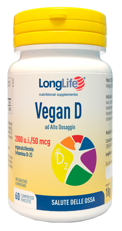 LONGLIFE VEGAN D 60 COMPRESSE - goldeneffe.it