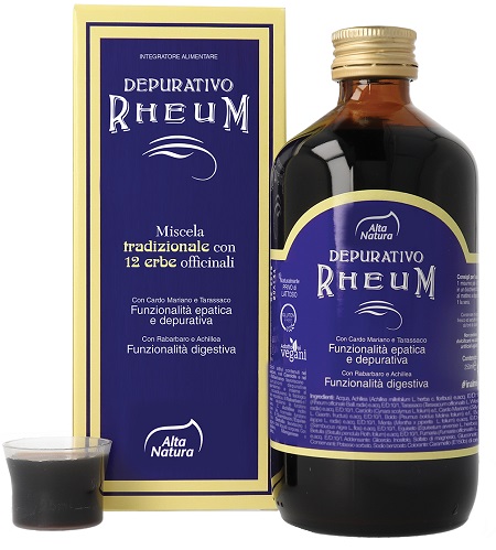 DEPURATIVO RHEUM MISCELA ERBE OFFICINALI 250 ML - goldeneffe.it