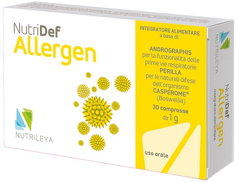 NUTRIDEF ALLERGEN 30 COMPRESSE - goldeneffe.it
