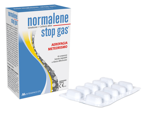 NORMALENE STOP GAS 40 COMPRESSE - goldeneffe.it