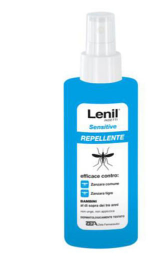 LENIL INSETTI SENSITIVE EMULSIONE ANTIZANZARA IN FLACONE + POMPA DISPENSER 100 ML - goldeneffe.it