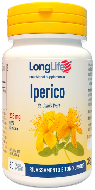 LONGLIFE IPERICO 60 CAPSULE VEGETALI - goldeneffe.it