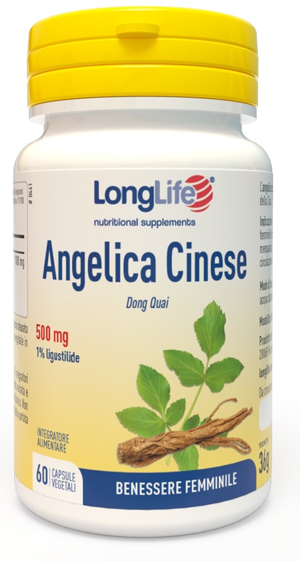 LONGLIFE ANGELICA CINESE 60 CAPSULE VEGETALI - goldeneffe.it