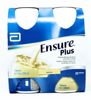 ENSURE PLUS BANANA 4 BOTTIGLIE DA 200 ML - goldeneffe.it