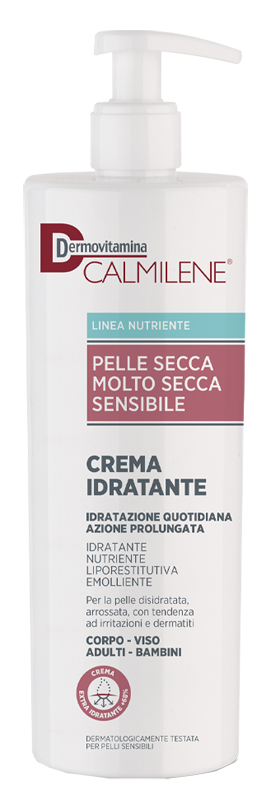 DERMOVITAMINA CALMILENE CREMA IDRATANTE PER PELLE SECCA, MOLTO SECCA O SENSIBILE 500 ML - goldeneffe.it
