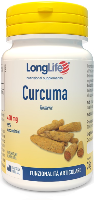 LONGLIFE CURCUMA 60 CAPSULE VEGETALI - goldeneffe.it