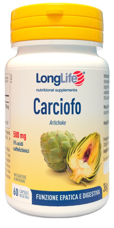 LONGLIFE CARCIOFO 60 CAPSULE VEGETALI - goldeneffe.it