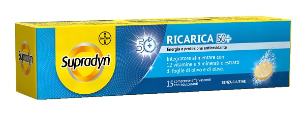 SUPRADYN RICARICA 50+ 15 COMPRESSE EFFERVESCENTI - goldeneffe.it