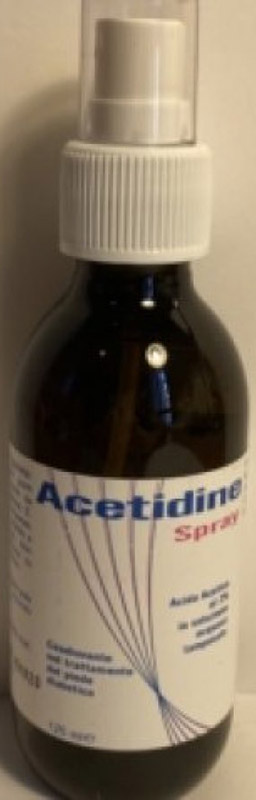 LOZIONE ALL'ACIDO ACETICO 2% IGIENIZZANTE ACETIDINE SPRAY DA125ML - goldeneffe.it