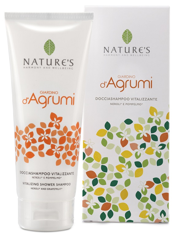 NATURE'S GIARDINO D'AGRUMI DOCCIASHAMPOO VITALIZZANTE 200 M L - goldeneffe.it