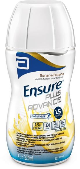 ENSURE PLUS ADVANCE BANANA 4 BOTTIGLIE DA 220 ML - goldeneffe.it