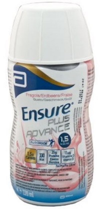 ENSURE PLUS ADVANCE FRAGOLA 4 BOTTIGLIE DA 220 ML - goldeneffe.it