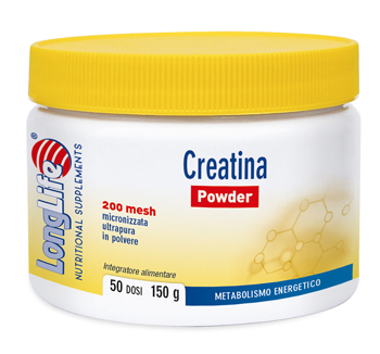 LONGLIFE CREATINA POWDER 150 G - goldeneffe.it