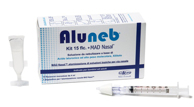 ALUNEB KIT SOLUZIONE ISOTONICA 15 FLACONCINI DA 4 ML + MAD NASAL ATOMIZZATORE - goldeneffe.it