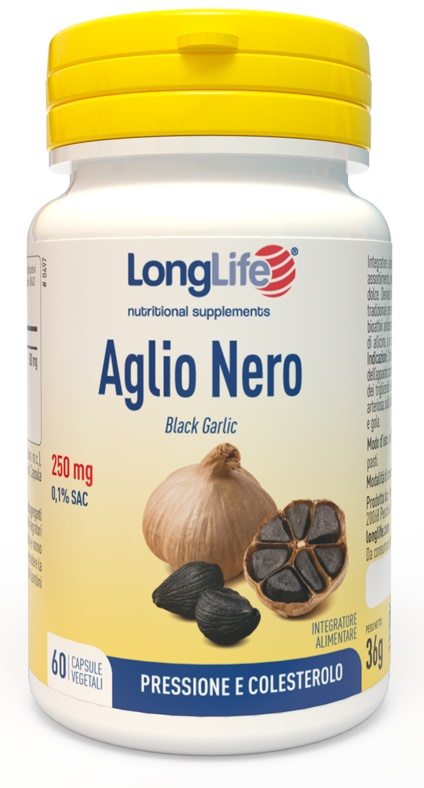 LONGLIFE AGLIO NERO 60 CAPSULE VEGETALI - goldeneffe.it