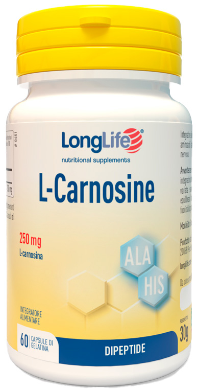 LONGLIFE L-CARNOSINE 60 CAPSULE - goldeneffe.it