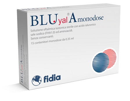 BLU YAL A MONODOSE GOCCE OCULARI 15 FLACONCINI 0,35 ML - goldeneffe.it