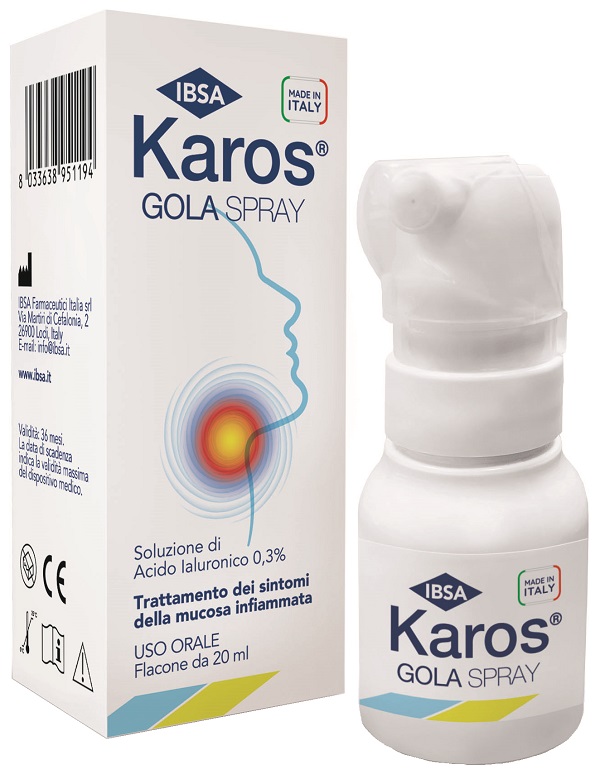 KAROS SPRAY ORALE 0,3% 20 ML - goldeneffe.it