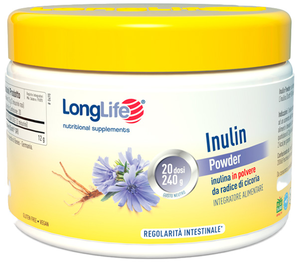 LONGLIFE INULINA POWDER 240 G - goldeneffe.it